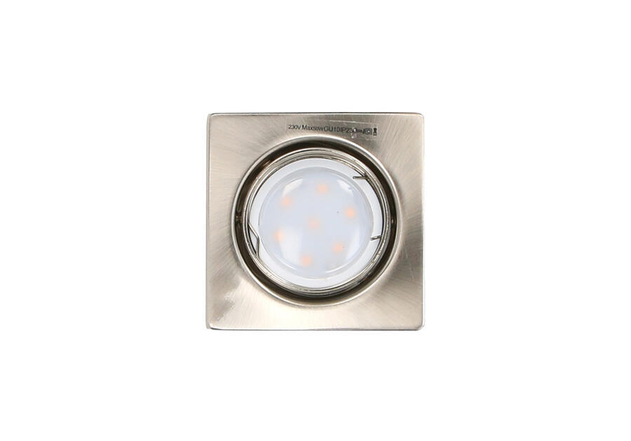 Zdjęcie: Oczko ruchome LED kwadratowe satyna z żarówką LED 3 W SYNTECON