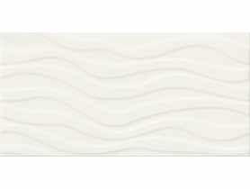 Płytka ścienna ps610 white lines structure matt 29,7x60 cm CERSANIT