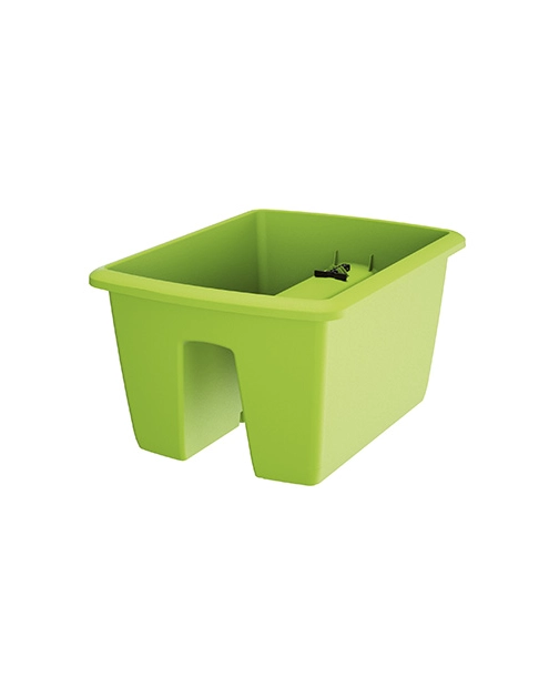 Zdjęcie: Doniczka Respana Railing limonka 40 cm PROSPERPLAST