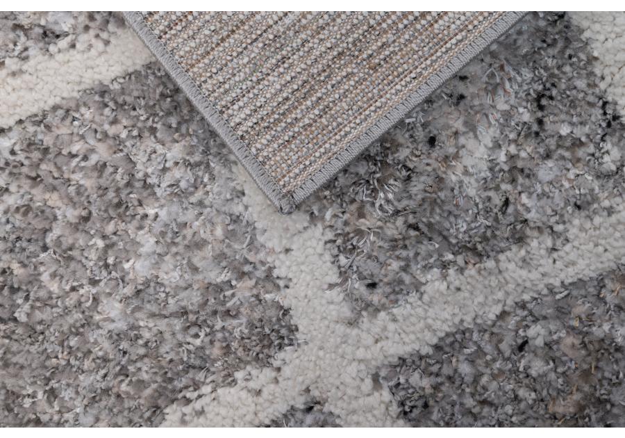 Zdjęcie: Dywan Bilbao Shaggy 80x150 cm romby antracytowy MULTI-DECOR