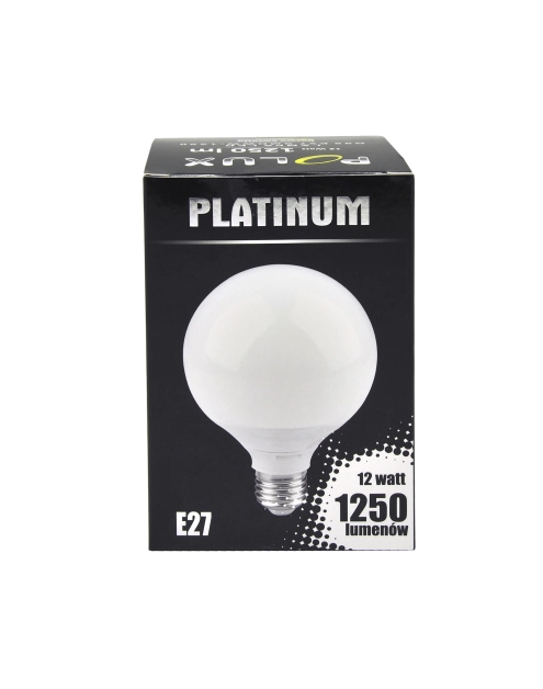 Zdjęcie: Żarówka LED G95 E27 SMDWW 12W 1250 lm pc+aluminium POLUX