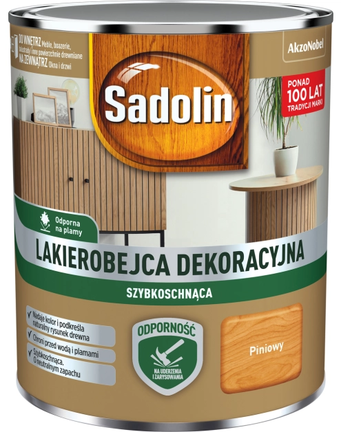 Zdjęcie: Lakierobejca dekoracyjna Piniowy 0,7 L SADOLIN