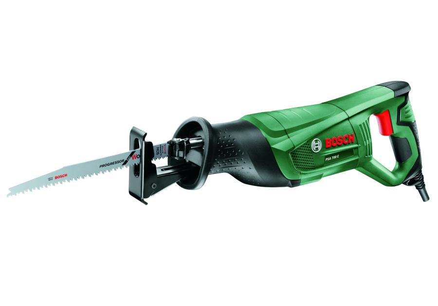Zdjęcie: Piła szablasta sieciowa 710 W PSA 700E + 3 brzeszczoty BOSCH