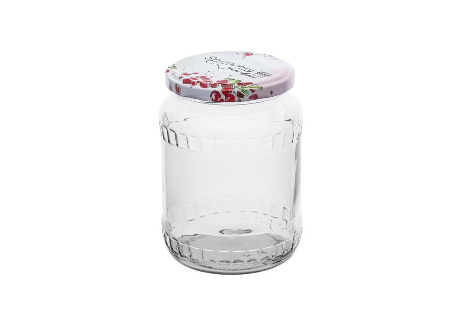 Zdjęcie: Komplet 6 słoików Spiżarnia Pani Domu 720 ml z zakrętką fi 82 6-zaczepową ALTOM DESIGN