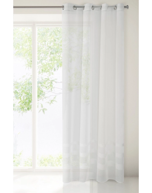 Zdjęcie: Firana gotowa Efil 140 x 250 cm szary EUROFIRANY