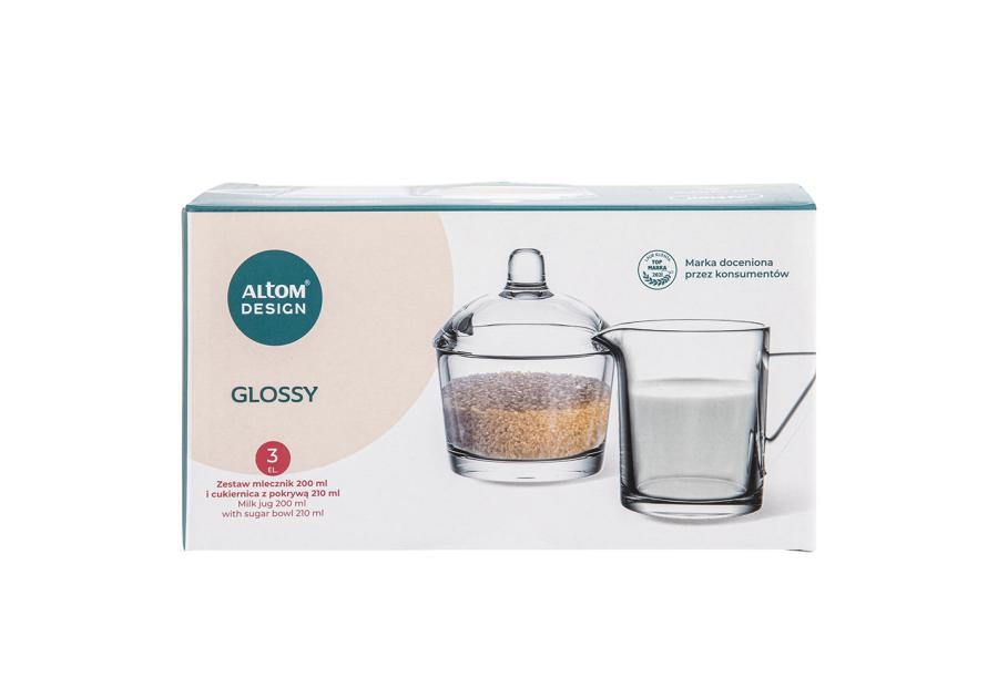 Zdjęcie: Zestaw Glossy cukiernica 210 ml + mlecznik 200 ml ALTOM DESIGN