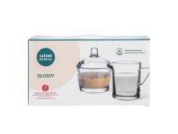 Zdjęcie: Zestaw Glossy cukiernica 210 ml + mlecznik 200 ml ALTOM DESIGN