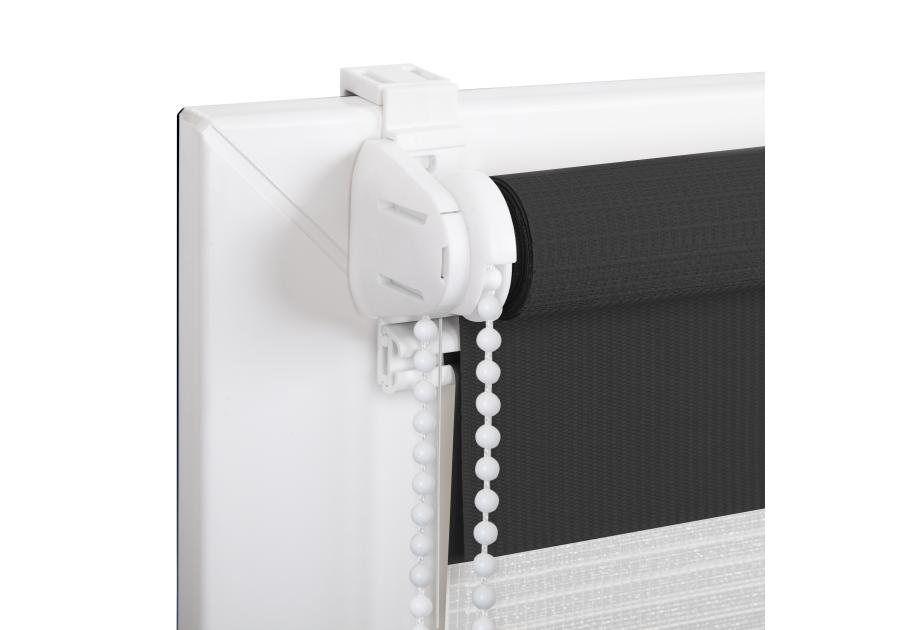 Zdjęcie: Roleta Mini D/N Clear 78,5x215 grafit F MARDOM