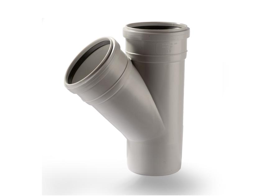 Zdjęcie: Trójnik kanalizacyjny 110/110 45 stopni Comfort Plus PIPELIFE