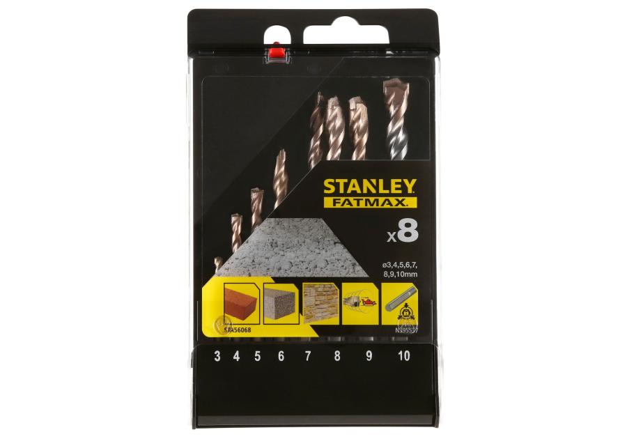 Zdjęcie: Wiertła do betonu 8 elementów STANLEY