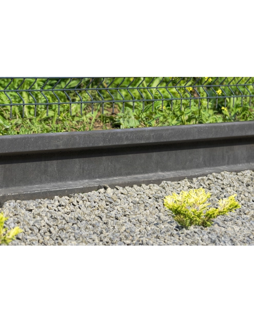 Zdjęcie: Podmurówka betonowa ogrodzenia DOX 20 200 grafit JONIEC