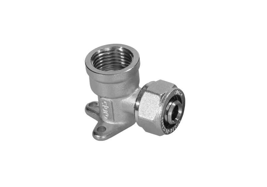 Zdjęcie: Złączka skręcana kolano przyścienne 20x1/2" gw DURO SYSTEM