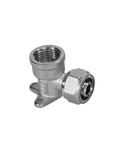Zdjęcie: Złączka skręcana kolano przyścienne 20x1/2" gw DURO SYSTEM