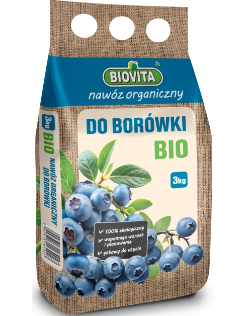 Zdjęcie: Nawóz organiczny do borówki BIO granulat 3 kg BIOVITA