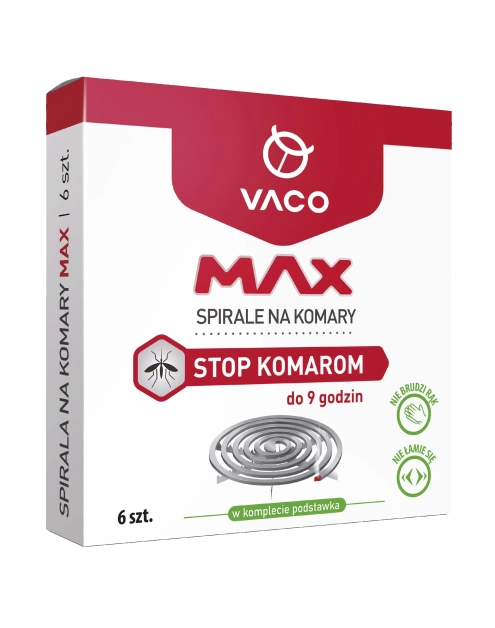 Zdjęcie: Spirale na komary Max 6 sztuk VACO
