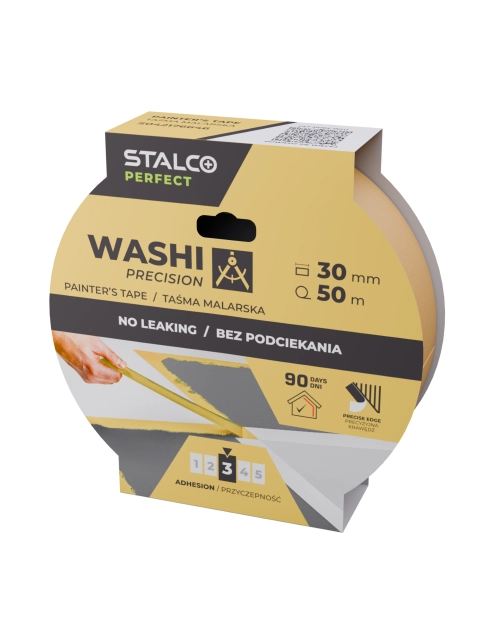 Zdjęcie: Taśma malarska Washi precyzyjna 30 mm x 50 m PERFECT
