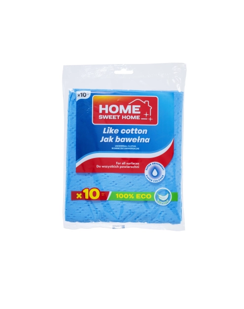 Zdjęcie: Ściereczki uniwersalne Jak Bawełna 10 sztuk HOME SWEET HOME