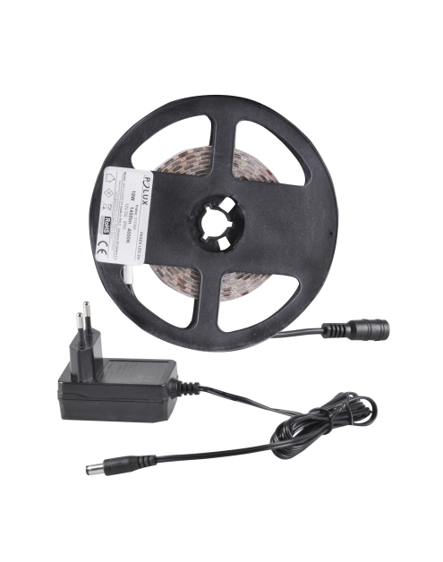 Zdjęcie: Taśma LED 18 W, 2 m, IP65 barwa światła neutralna, zestaw z zasilaczem POLUX