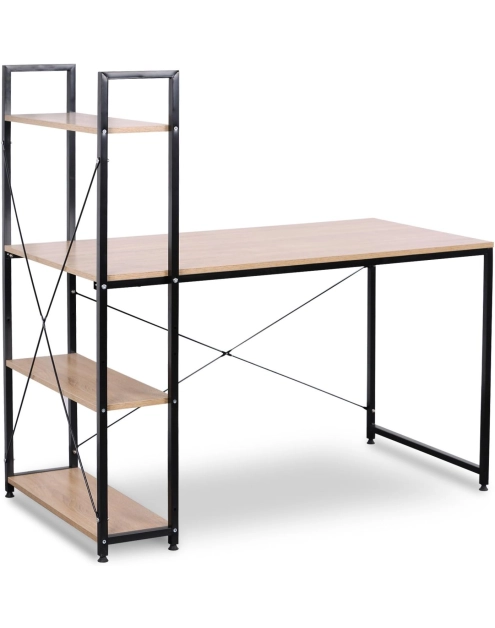 Zdjęcie: Biurko komputerowe Ontario 120x60x120 cm TS INTERIOR