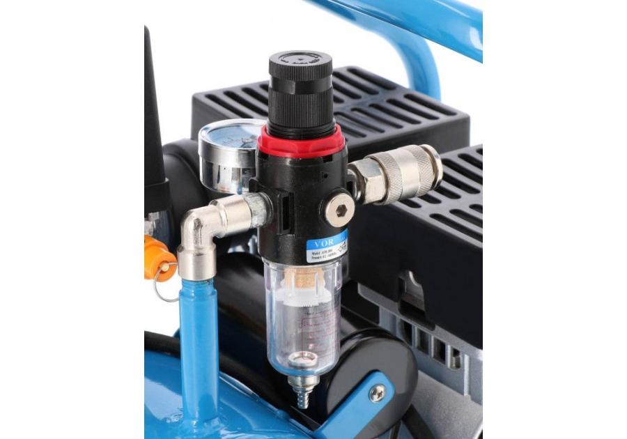 Zdjęcie: Kompresor bezolejowy dwutłokowy mały L 6-95 8 bar 0.71 KM/0.52 kW 48 l/min 5L cichy AIRPRESS