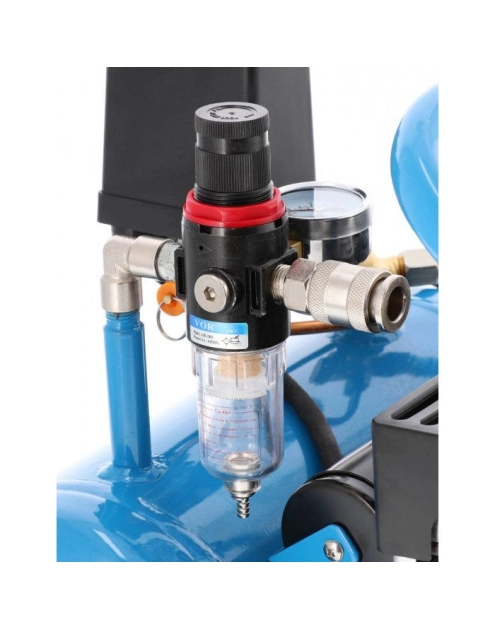 Zdjęcie: Kompresor bezolejowy dwutłokowy mały L 6-95 8 bar 0.71 KM/0.52 kW 48 l/min 5L cichy AIRPRESS