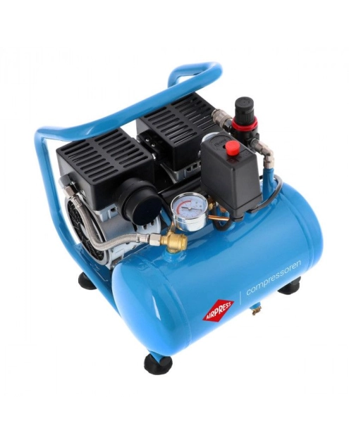 Zdjęcie: Kompresor bezolejowy dwutłokowy mały L 6-95 8 bar 0.71 KM/0.52 kW 48 l/min 5L cichy AIRPRESS