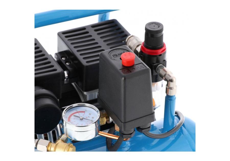 Zdjęcie: Kompresor bezolejowy dwutłokowy mały L 6-95 8 bar 0.71 KM/0.52 kW 48 l/min 5L cichy AIRPRESS