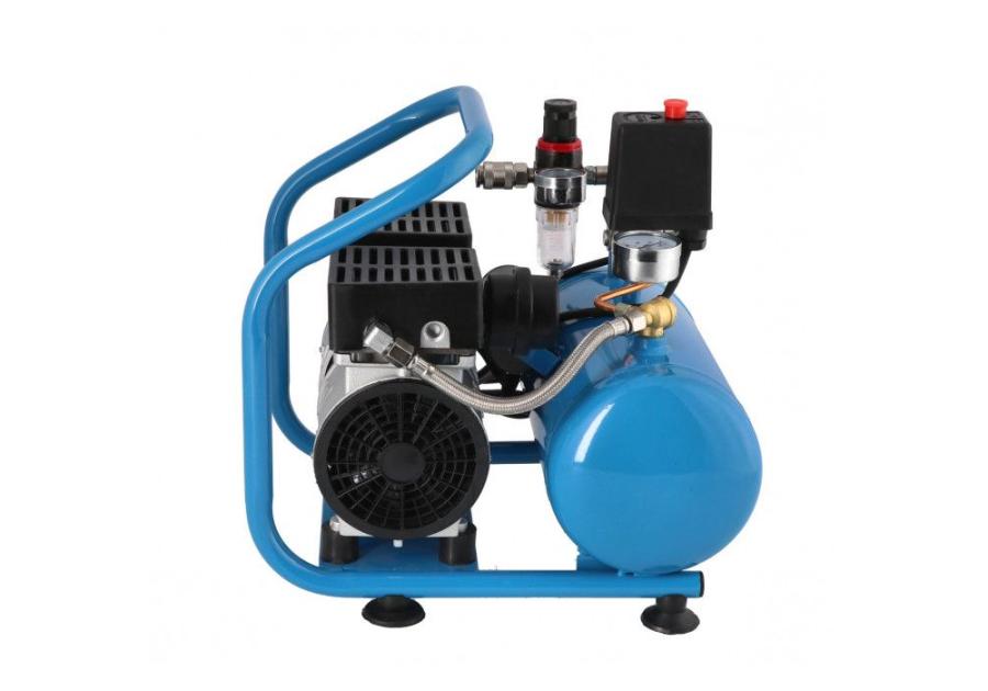 Zdjęcie: Kompresor bezolejowy dwutłokowy mały L 6-95 8 bar 0.71 KM/0.52 kW 48 l/min 5L cichy AIRPRESS