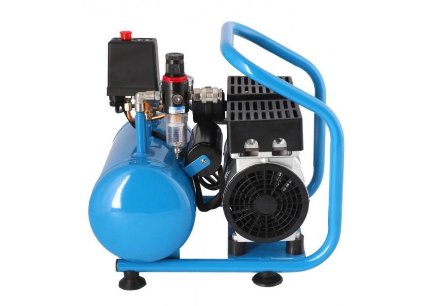 Zdjęcie: Kompresor bezolejowy dwutłokowy mały L 6-95 8 bar 0.71 KM/0.52 kW 48 l/min 5L cichy AIRPRESS