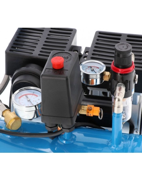 Zdjęcie: Kompresor bezolejowy dwutłokowy mały L 6-95 8 bar 0.71 KM/0.52 kW 48 l/min 5L cichy AIRPRESS