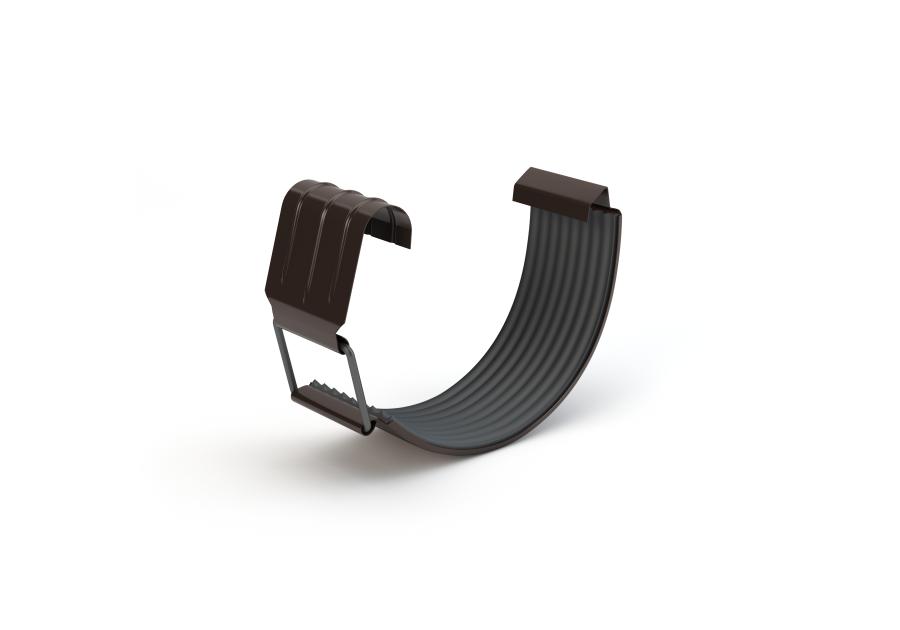 Zdjęcie: Złączka rynnowa 125 mm StalGam ciemny brąz GAMRAT