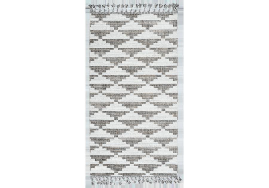 Zdjęcie: Dywan Marakesh 80x140 cm trójkąty szaro-ivory MULTI-DECOR