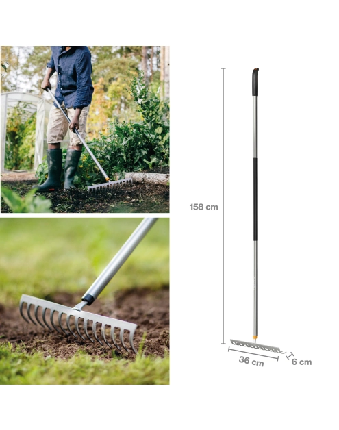 Zdjęcie: Grabie 14-zębne Ergonomic FISKARS