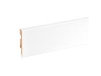 Zdjęcie: Listwa przypodłogowa MDF Biały RAL 9003 okleina półmat 6x1,1 cm kwadrat R3 220 cm CEZAR