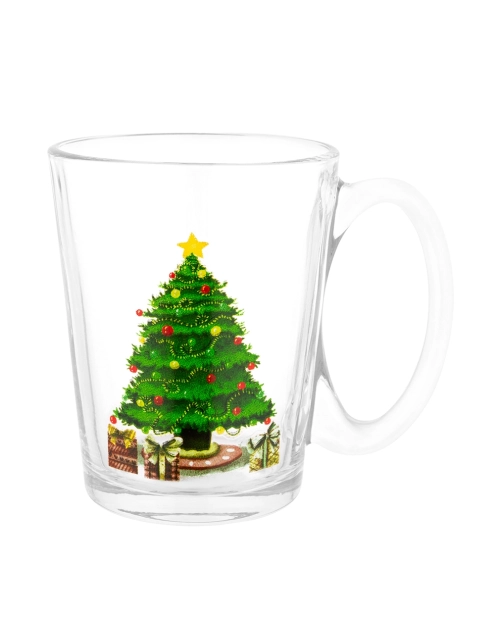 Zdjęcie: Kubek Leon 300 ml dekoracja zielona choinka ALTOM DESIGN