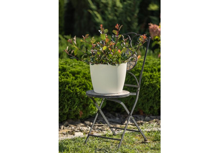 Zdjęcie: Donica Magnolia 140 mm jumper recycled, beżowy LAMELA