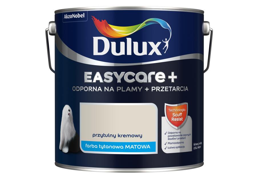 Zdjęcie: Farba Easy Care + Przetarcia przytulny kremowy 2,5 L DULUX