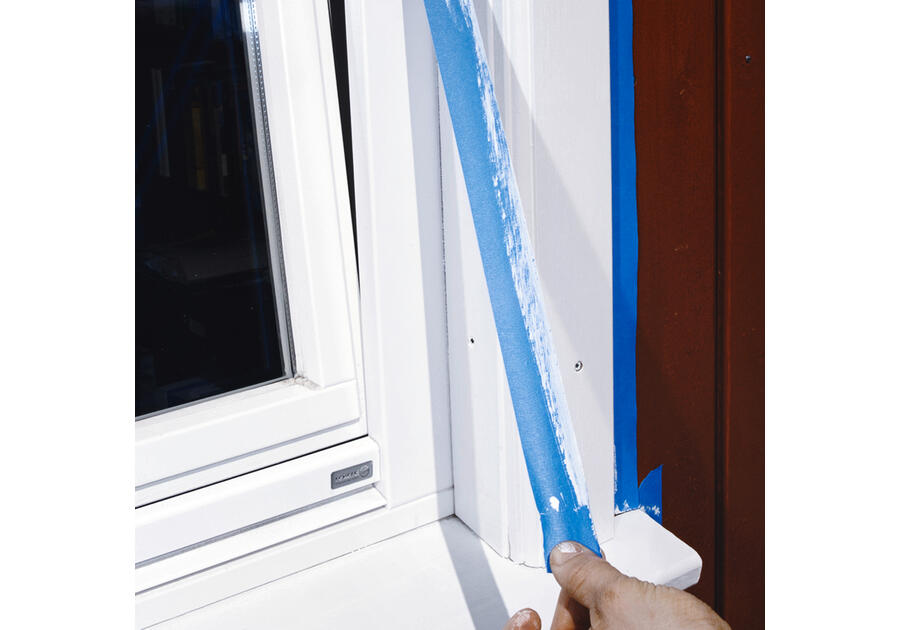 Zdjęcie: Taśma maskująca, malarska Professional odporna na promieniowanie UV, 50 m-30 mm, niebieska TESA