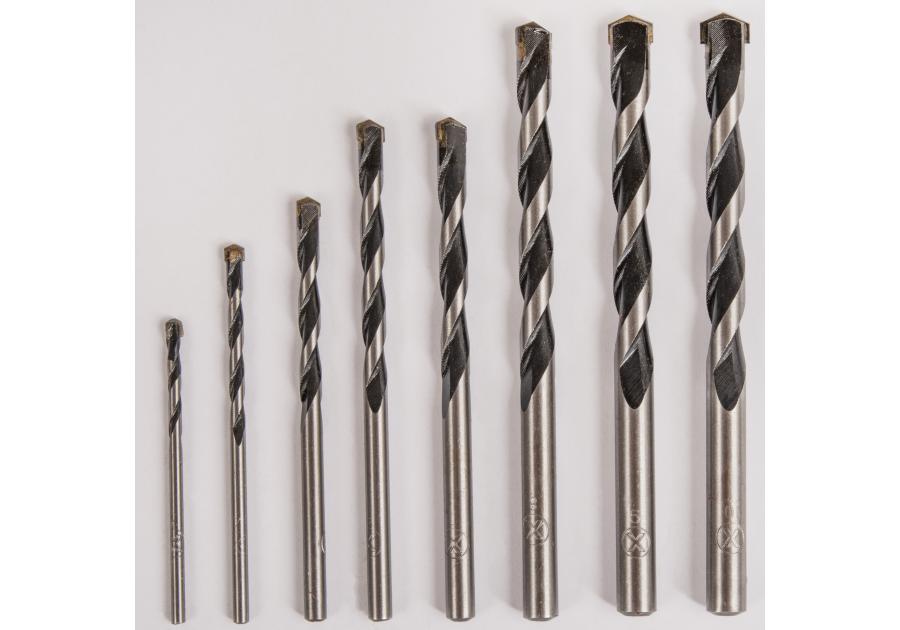 Zdjęcie: Zestaw wierteł do betonu 3-10 mm 8 elementów MODECO EXPERT