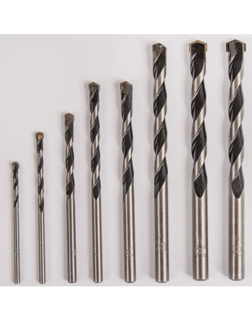 Zdjęcie: Zestaw wierteł do betonu 3-10 mm 8 elementów MODECO EXPERT