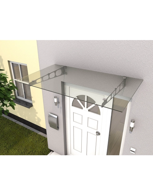 Zdjęcie: Zadaszenie HD/LT 140x90x16 zm stal kwasoodporna szkło laminowane 8 mm GUTTA