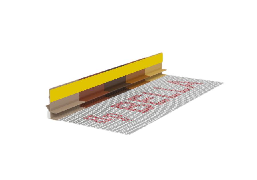 Zdjęcie: Listwa PVC BP13 Mini U L250 6/3 winchester, z siatką i z uszczelką BELLA PLAST