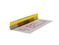 Zdjęcie: Listwa PVC BP13 Mini U L250 6/3 winchester, z siatką i z uszczelką BELLA PLAST