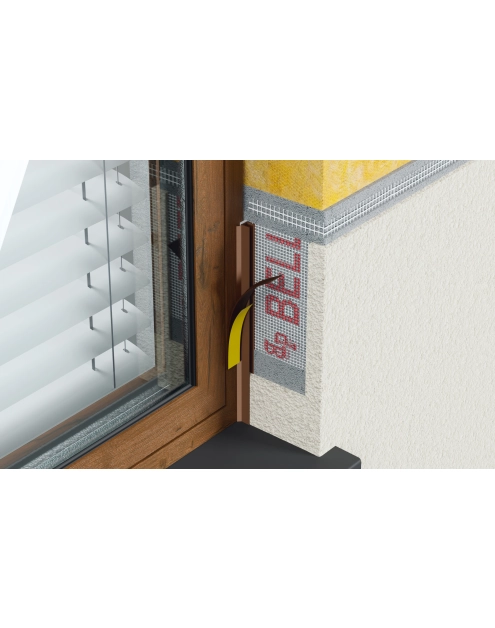 Zdjęcie: Listwa PVC BP13 Mini U L250 6/3 winchester, z siatką i z uszczelką BELLA PLAST