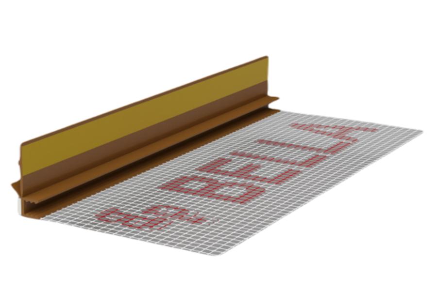 Zdjęcie: Listwa PVC BP13 Mini U L250 6/3 winchester, z siatką i z uszczelką BELLA PLAST