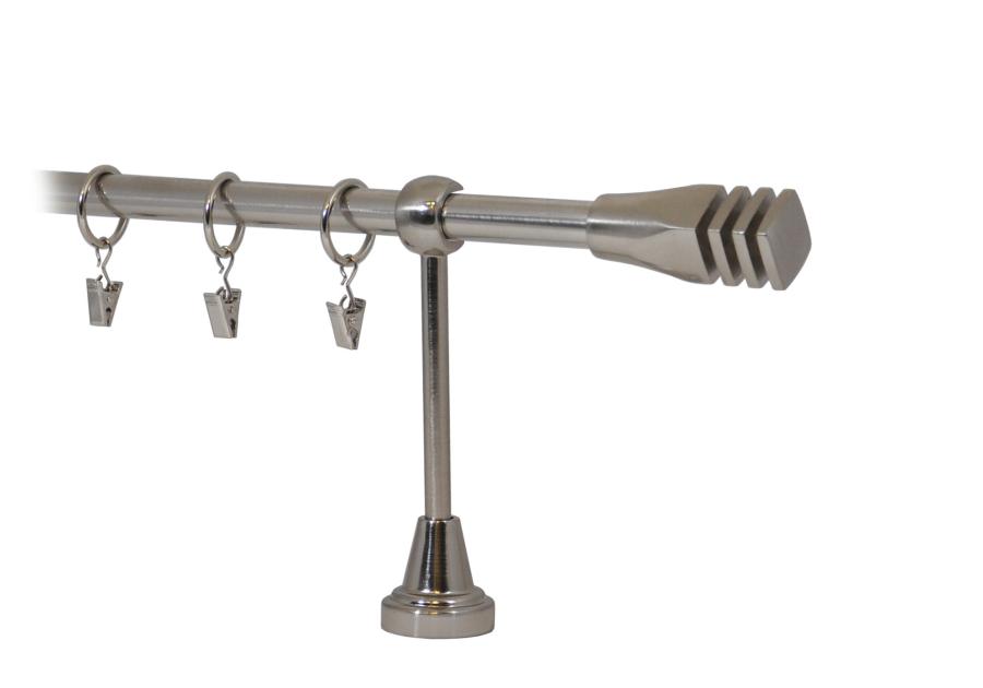 Zdjęcie: Karnisz pojedyczy Hefajstos fi 16 mm - 240 cm versus nikiel KARWEL