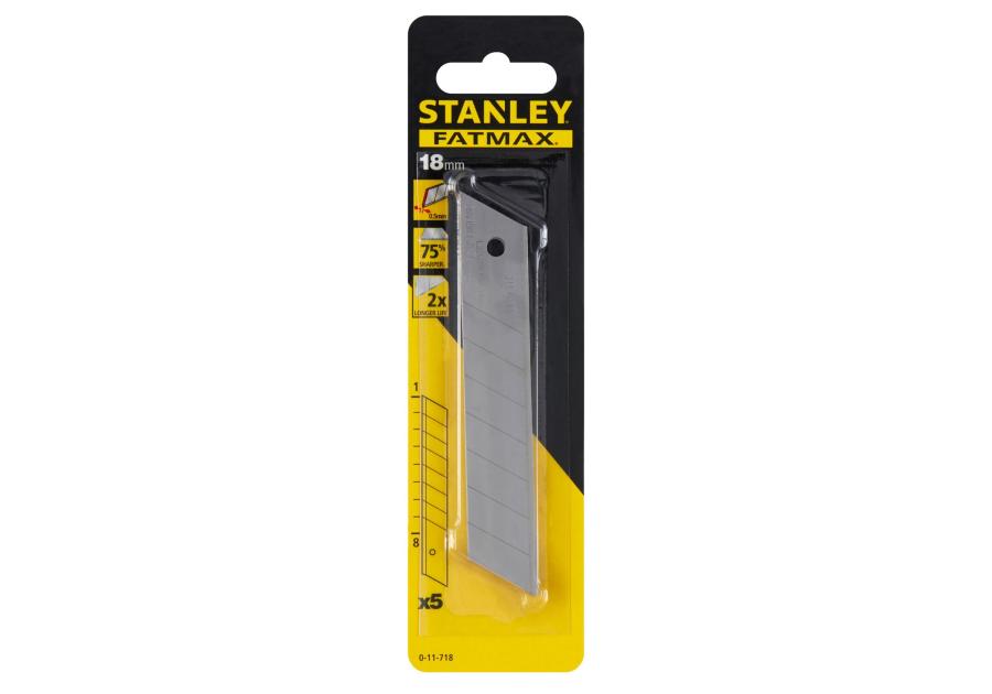 Zdjęcie: Ostrza łamane 18 mm, 5 sztuk STANLEY