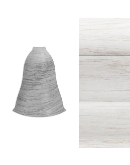 Zdjęcie: Narożnik zewnętrzny do listwy LM55 1 szt. dąb aspen ARBITON