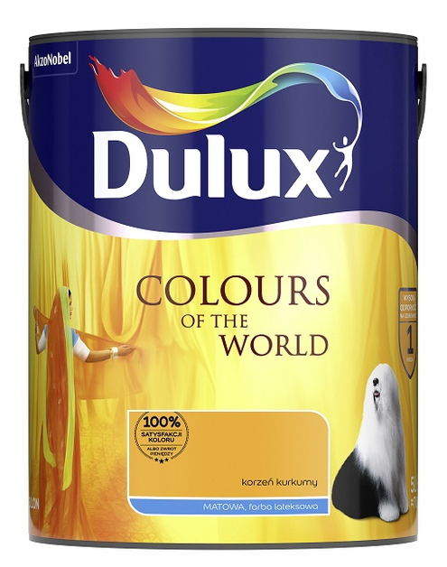 Zdjęcie: Farba do wnętrz Kolory Świata 5 L korzeń kurkumy DULUX