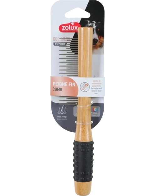 Zdjęcie: Grzebień gęsty drewniany 21,5 cm ZOLUX
